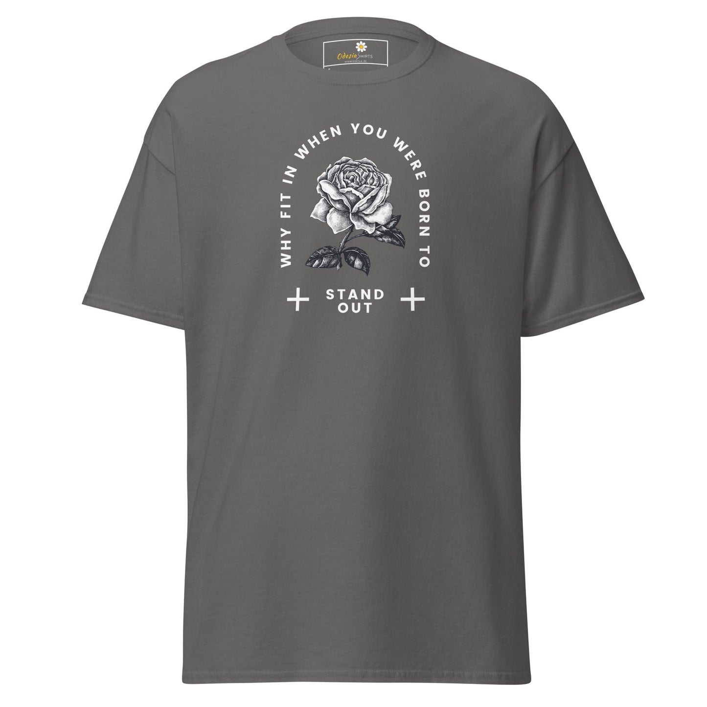 Unisex classic t-shirt - MISC FIT IN STAND OUT - REGULAR - Charcoal / S