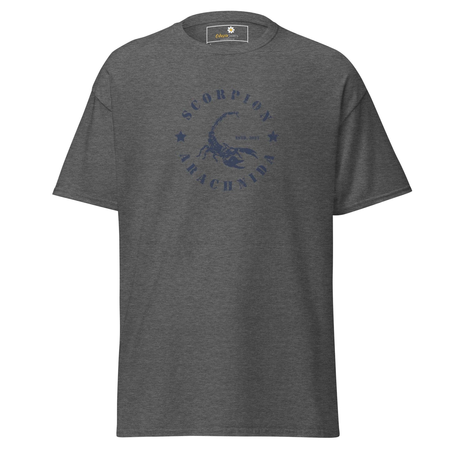 Unisex classic t-shirt - WILD LIFE SCORPION - REGULAR - Dark Heather / S