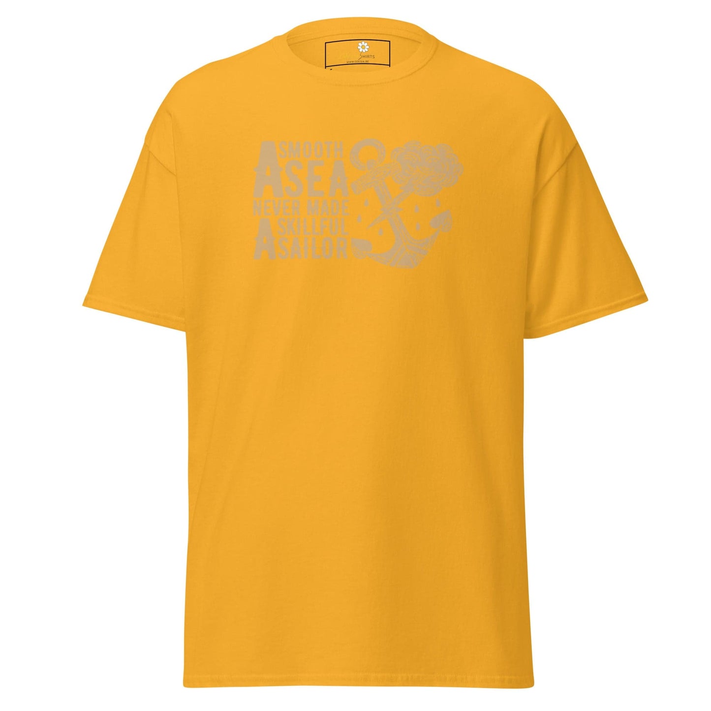 Unisex classic t-shirt - SEALIFE SMOOTH SEA MADE SAILOR - REGULAR - Gold / S