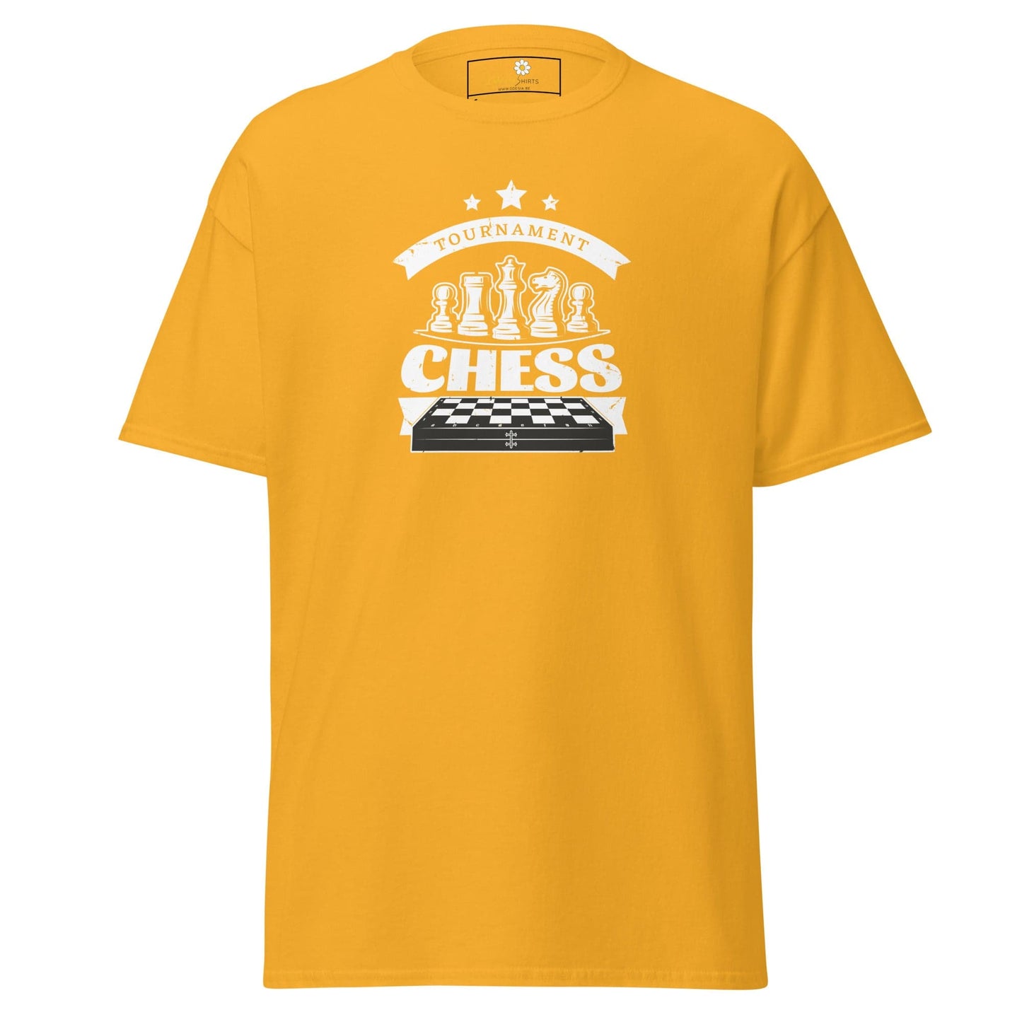 Unisex classic t-shirt - GAMERS CHESS PLAY - REGULAR - Gold / S