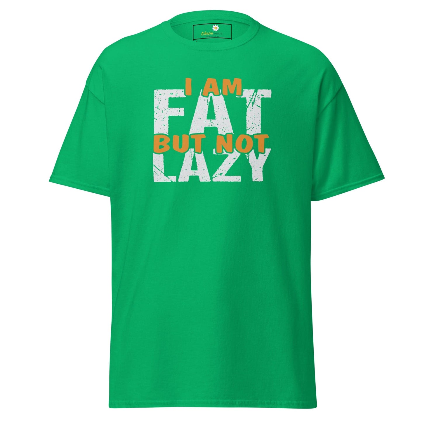 Unisex classic t-shirt - FUN FAT NOT LAZY - REGULAR - Irish Green / S