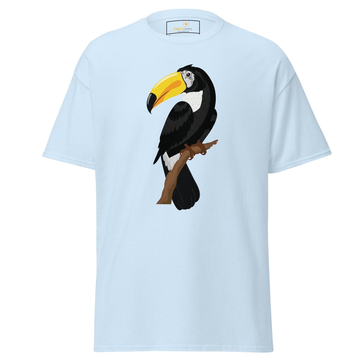 Unisex classic t-shirt - WILD LIFE TOUCAN BIRD - REGULAR - Light Blue / S