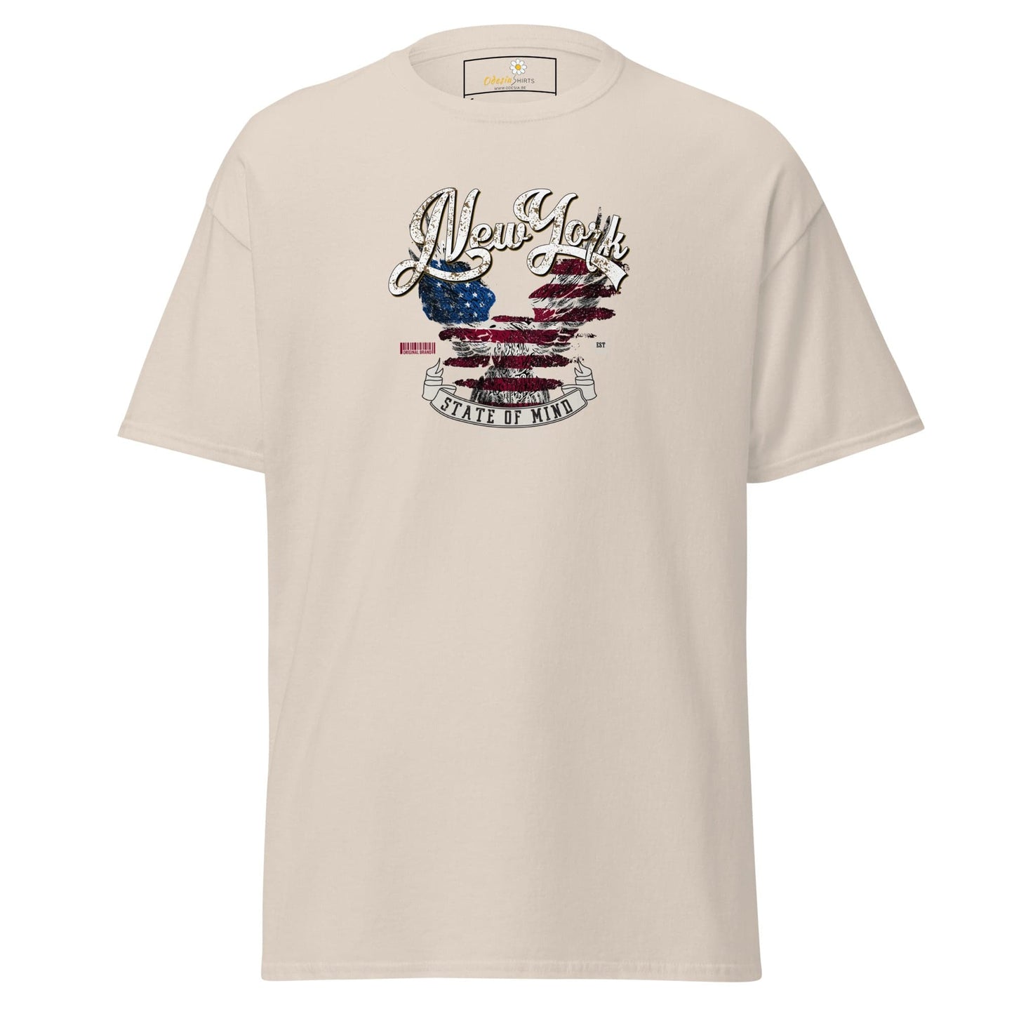 Unisex classic t-shirt - COUNTRY NEW YORK STATE OF MIND - REGULAR - Natural / S
