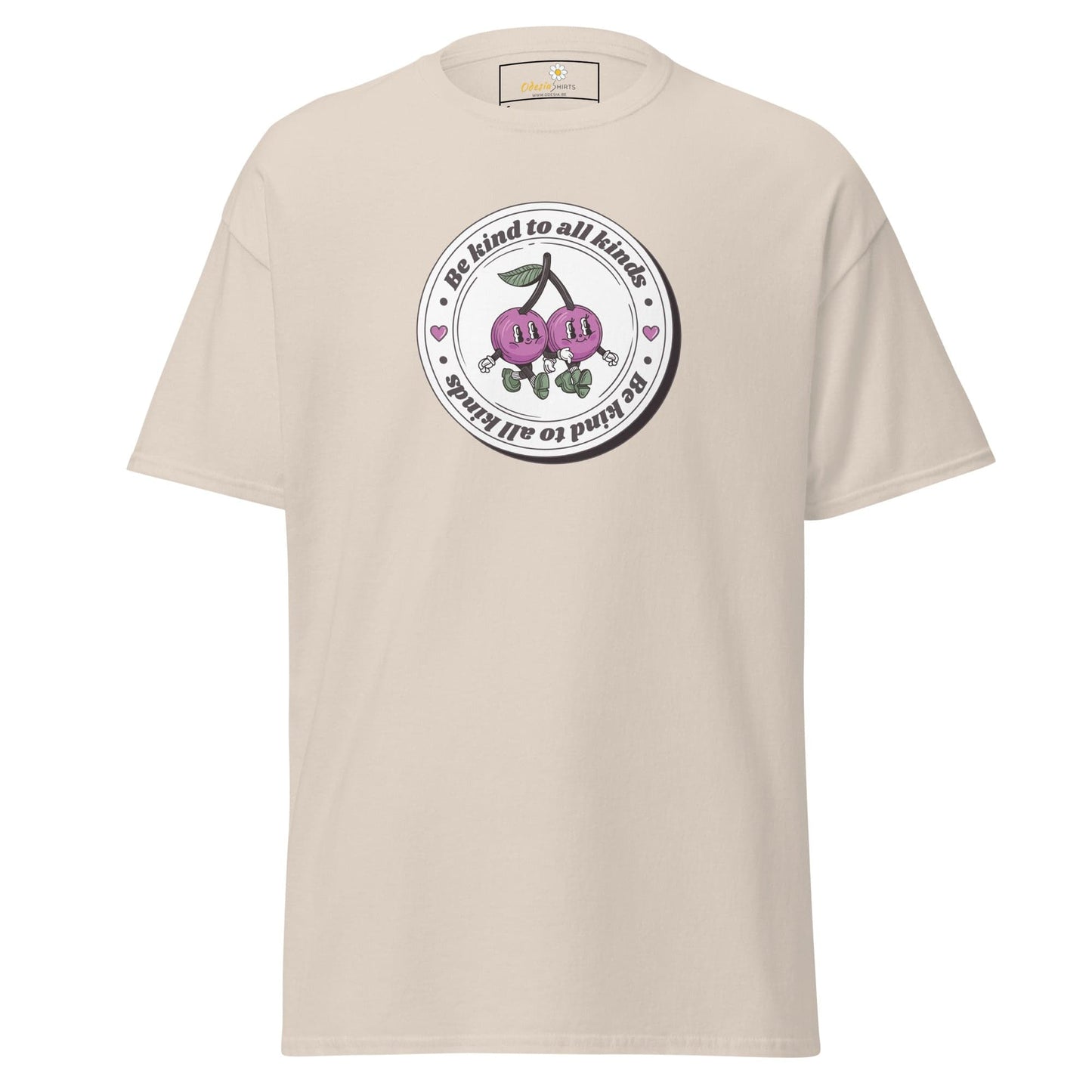 Unisex classic t-shirt - VEGAN POSITIVE BE KIND TO ALL - REGULAR - Natural / S