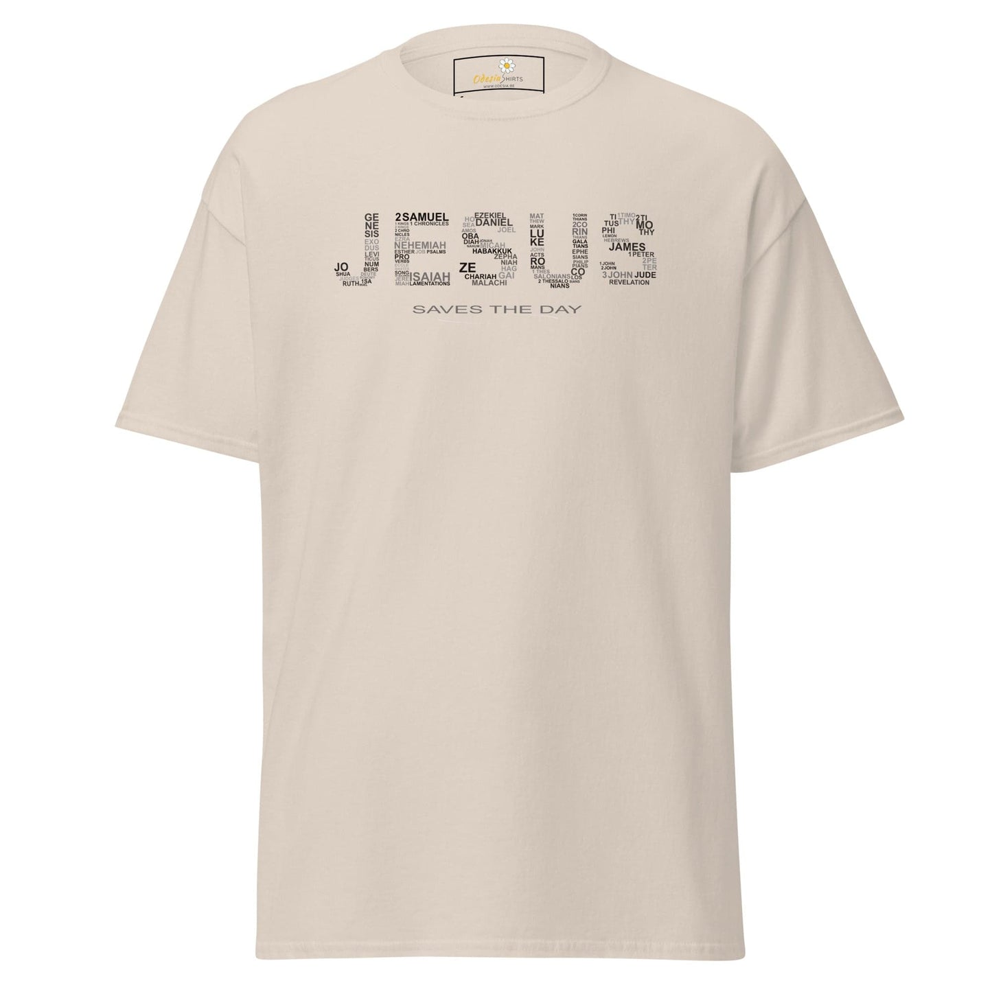 Unisex classic t-shirt - SPIRITUAL JESUS SAVES DAY - REGULAR - Natural / S