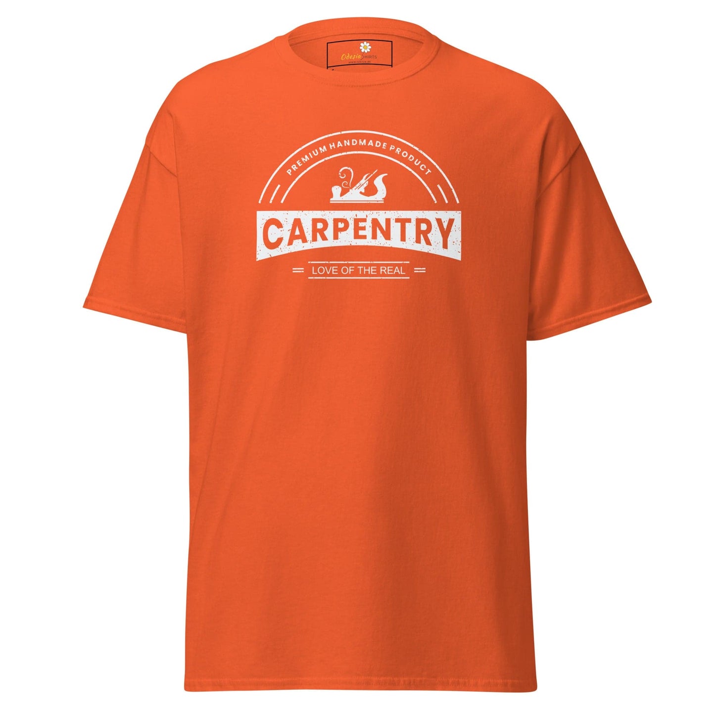 Unisex classic t-shirt - SKILLS CARPENTRY DREAM - REGULAR - Orange / S