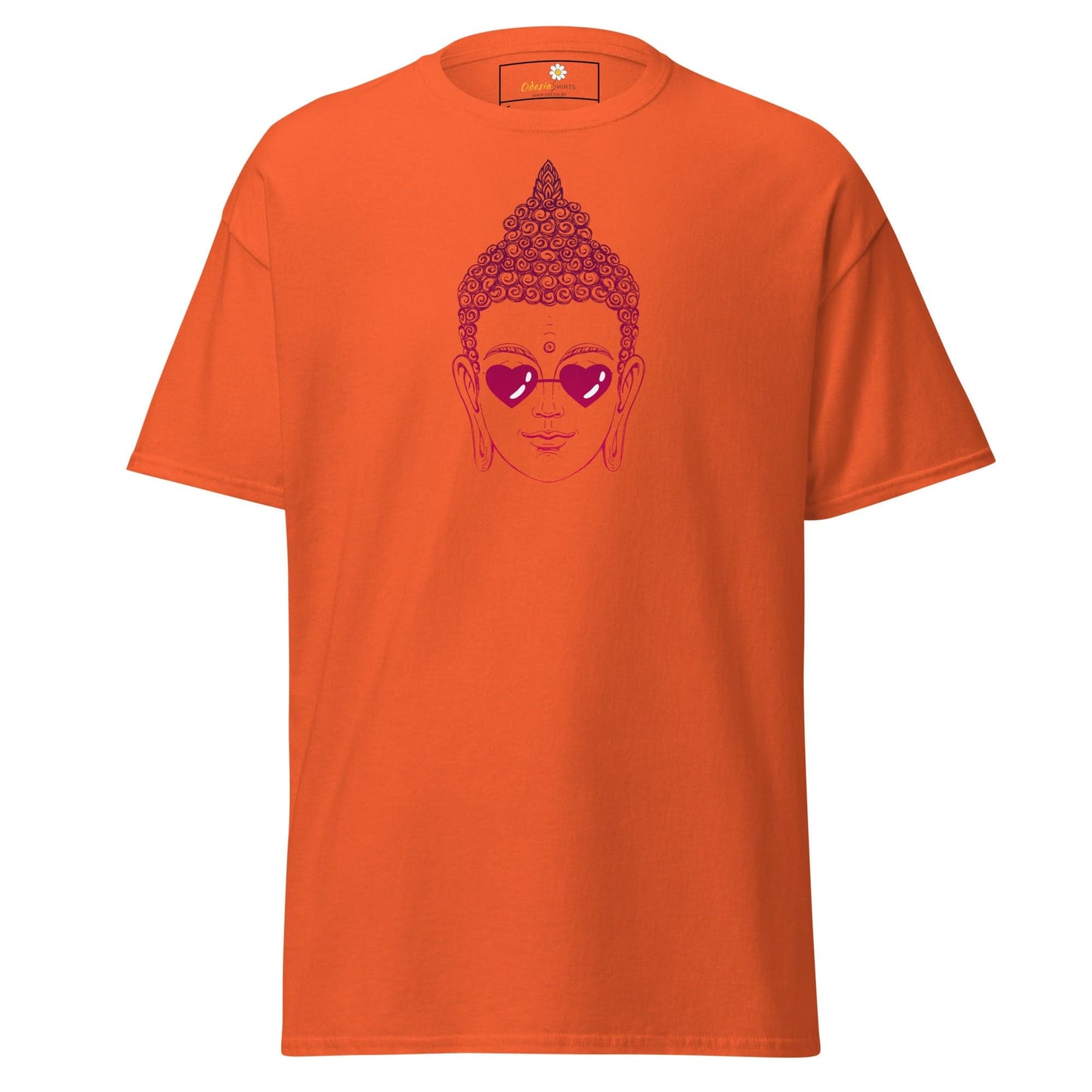 Unisex classic t-shirt - SPIRITUAL BUDDHA LOVE - REGULAR - Orange / S