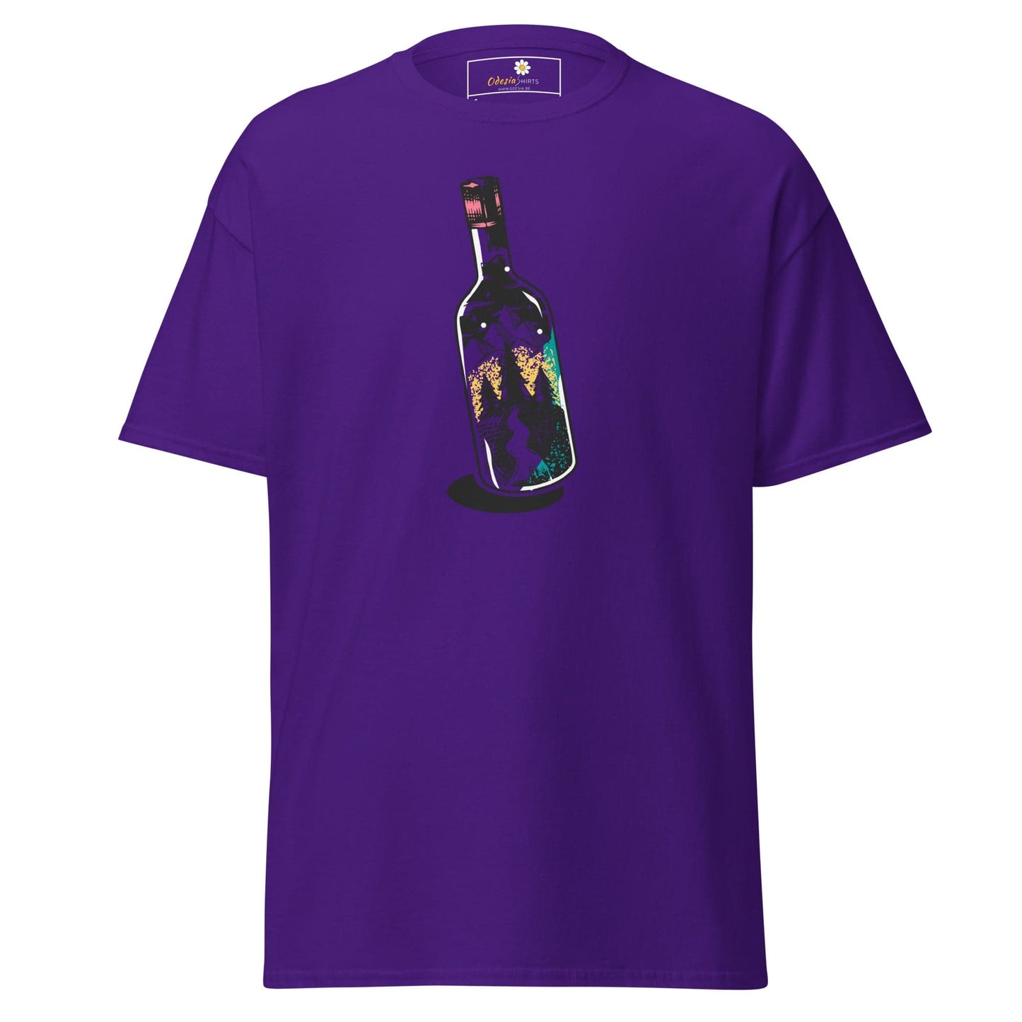 Unisex classic t-shirt - FANTASY LIGHT BOTTLE - REGULAR - Purple / S