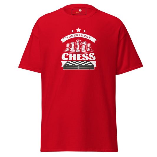 Unisex classic t-shirt - GAMERS CHESS PLAY - REGULAR - Red / S