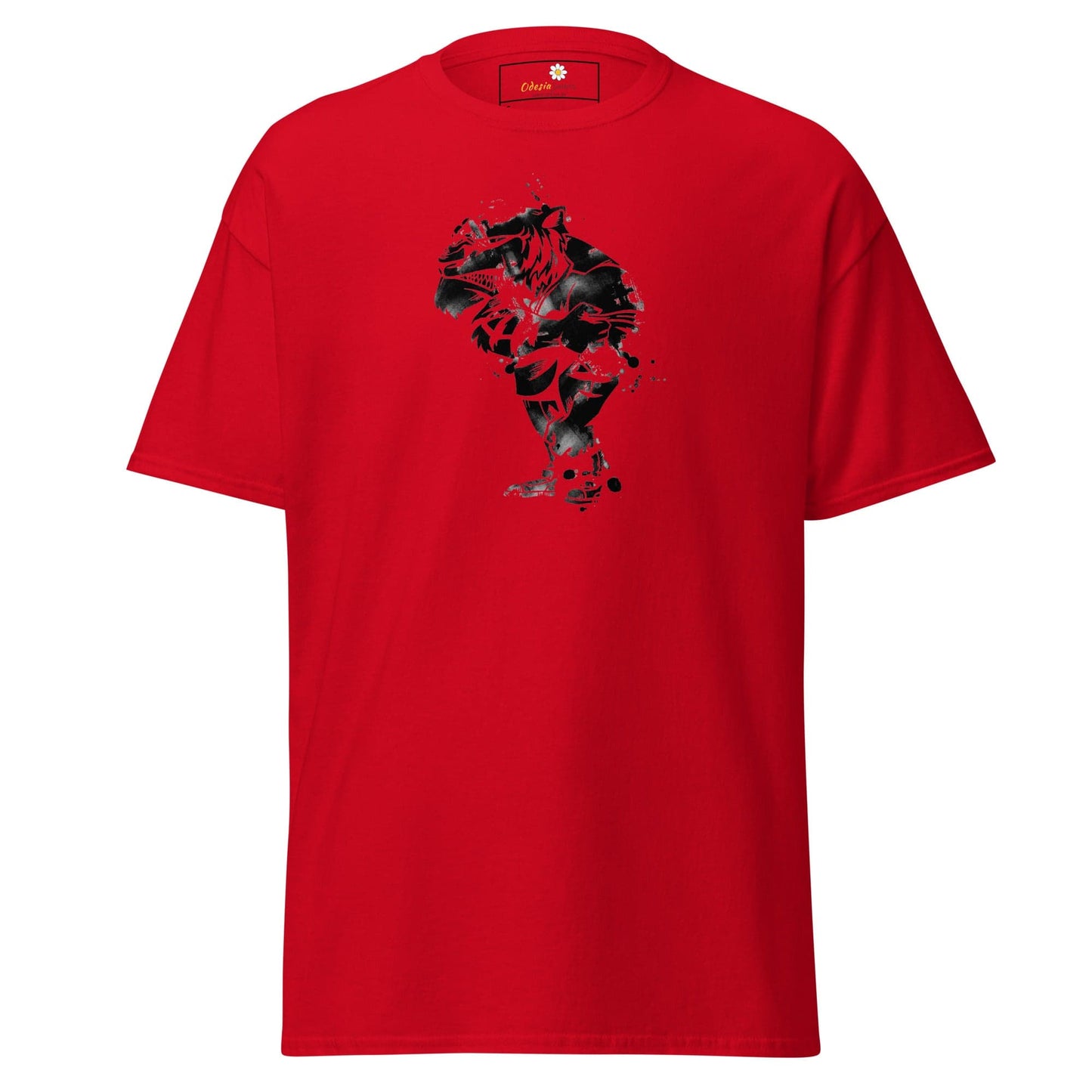 Unisex classic t-shirt - FANTASY STRANGE DUDE - REGULAR - Red / S