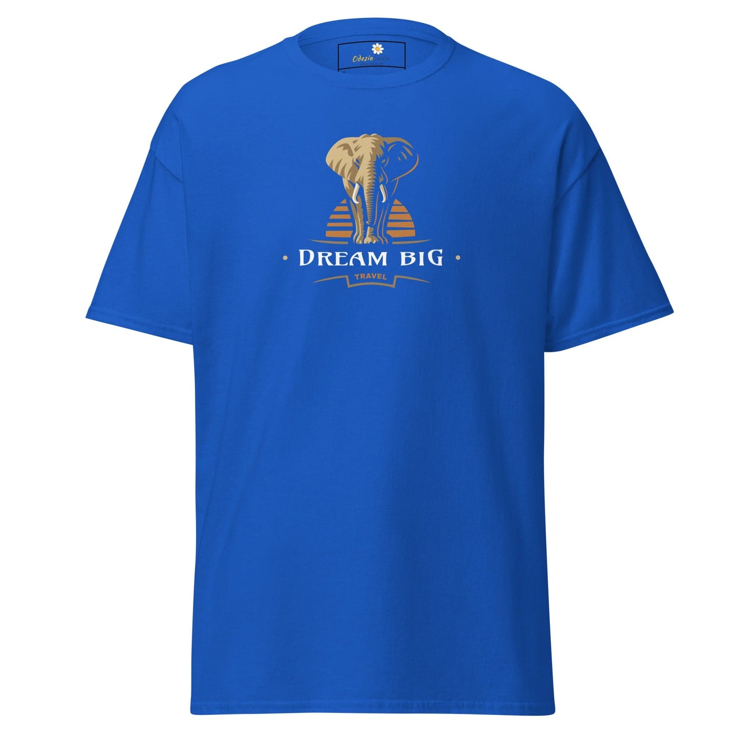 Unisex classic t-shirt - WILD LIFE DREAM BIG - REGULAR - Royal / S