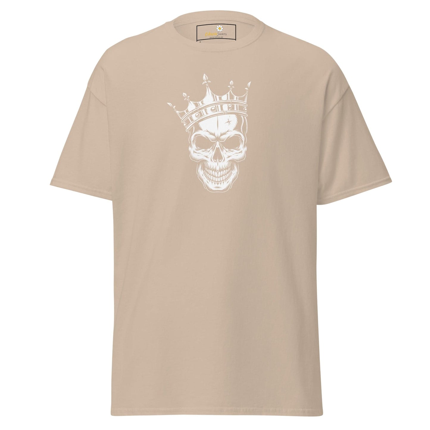Unisex classic t-shirt - SKULL KING - REGULAR - Sand / S