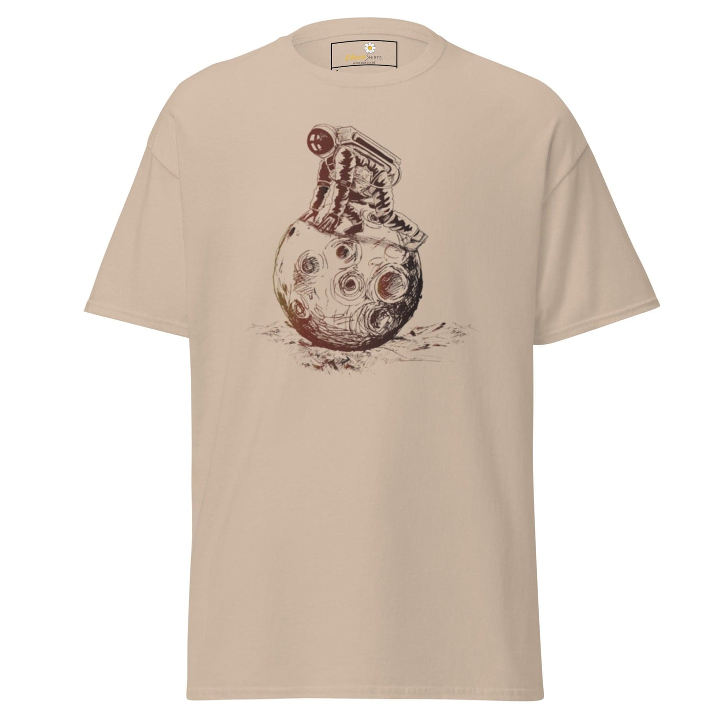 Unisex classic t-shirt - ASTRONAUT PLAYING SPACE - REGULAR - Sand / S