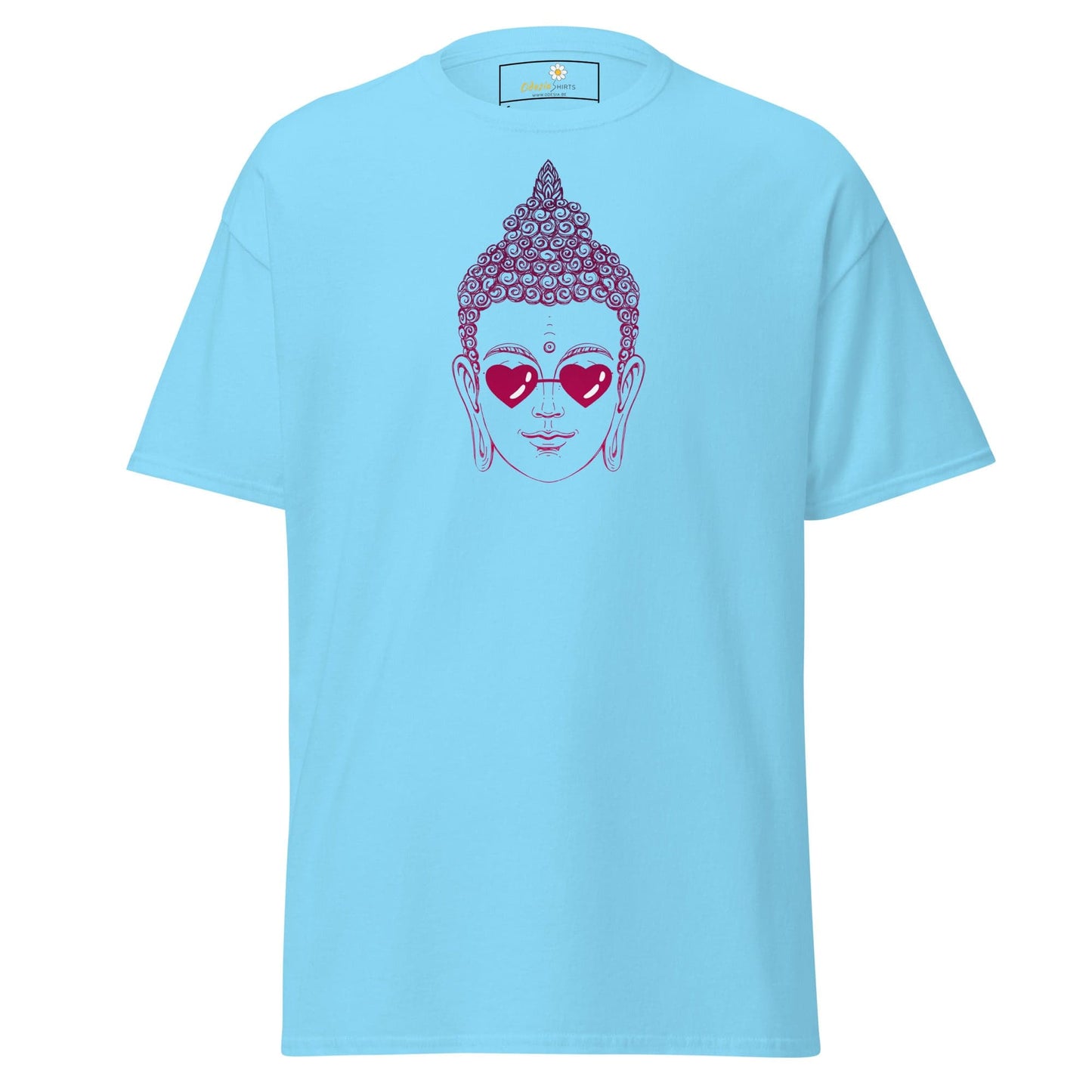 Unisex classic t-shirt - SPIRITUAL BUDDHA LOVE - REGULAR - Sky / S