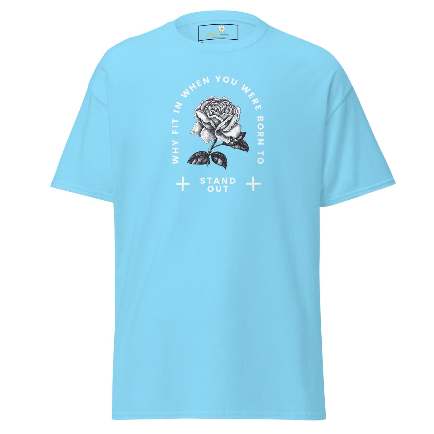 Unisex classic t-shirt - MISC FIT IN STAND OUT - REGULAR - Sky / S