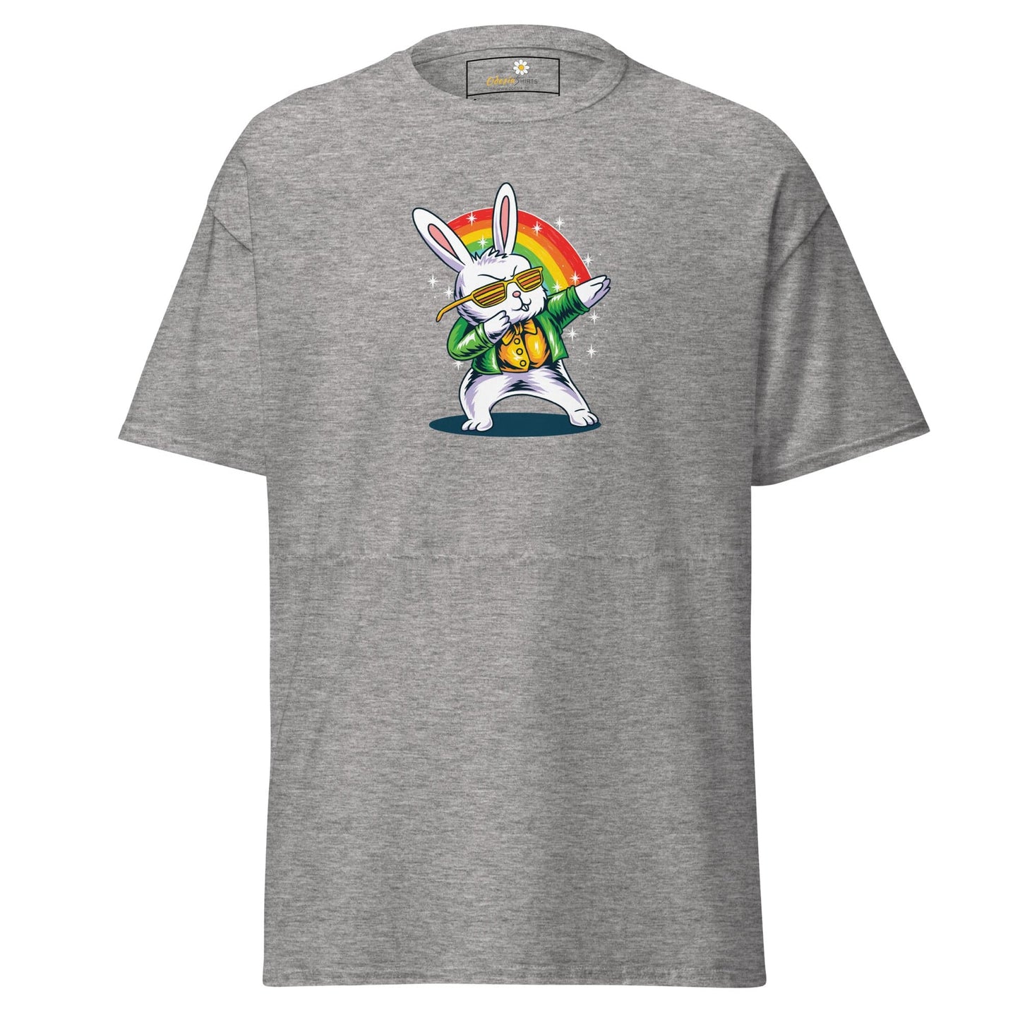 Unisex classic t-shirt - FUN DANCING RABBIT - REGULAR - Sport Grey / S