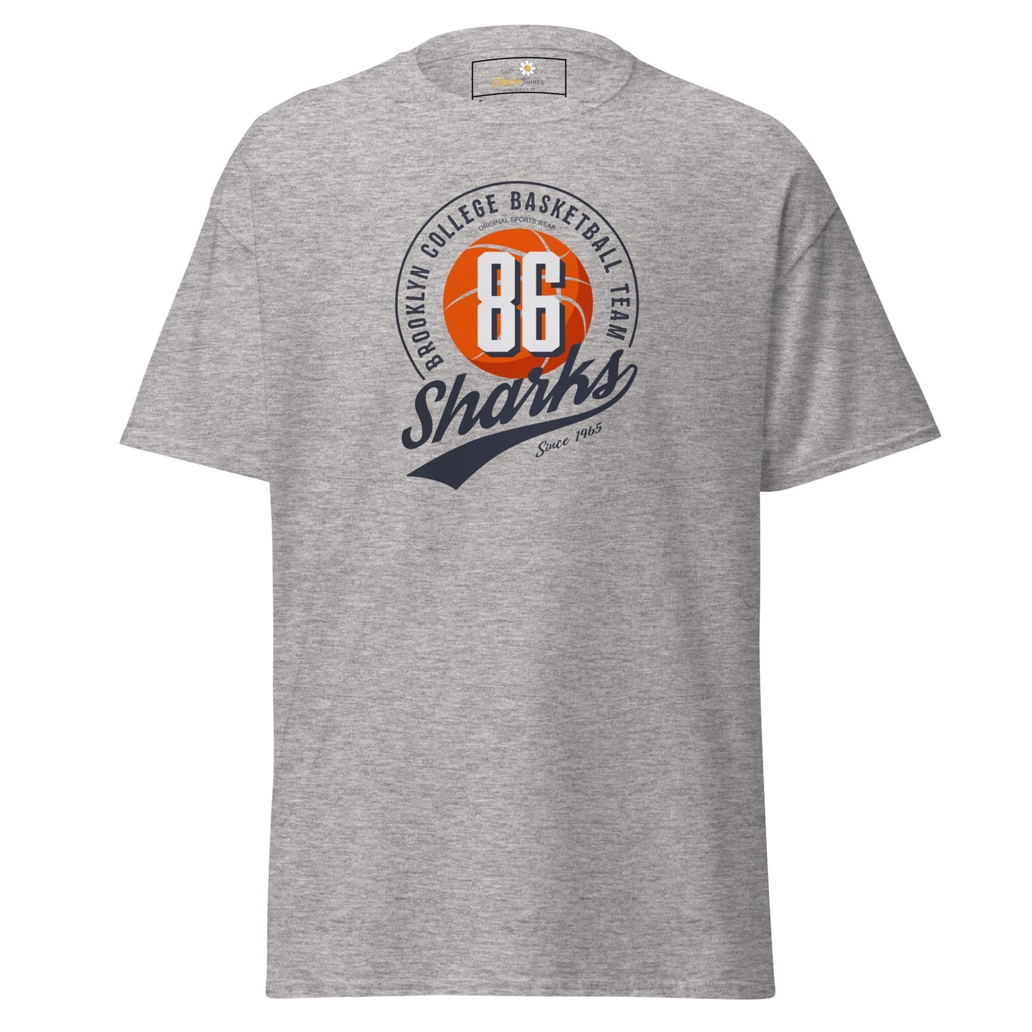 Unisex classic t-shirt - SPORT 86 SHARKS - REGULAR - Sport Grey / S