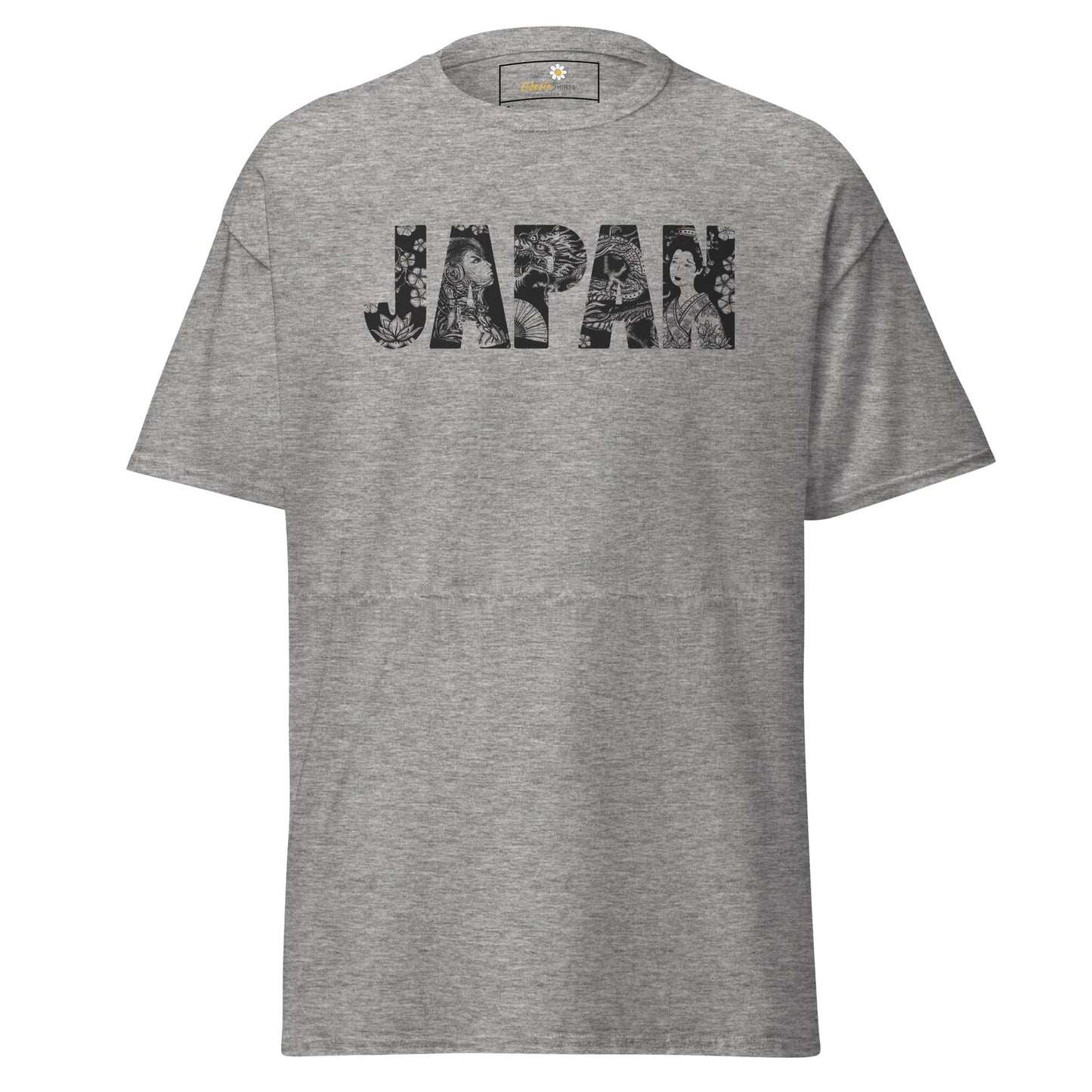 Unisex classic t-shirt - COUNTRY JAPAN - REGULAR - Sport Grey / S