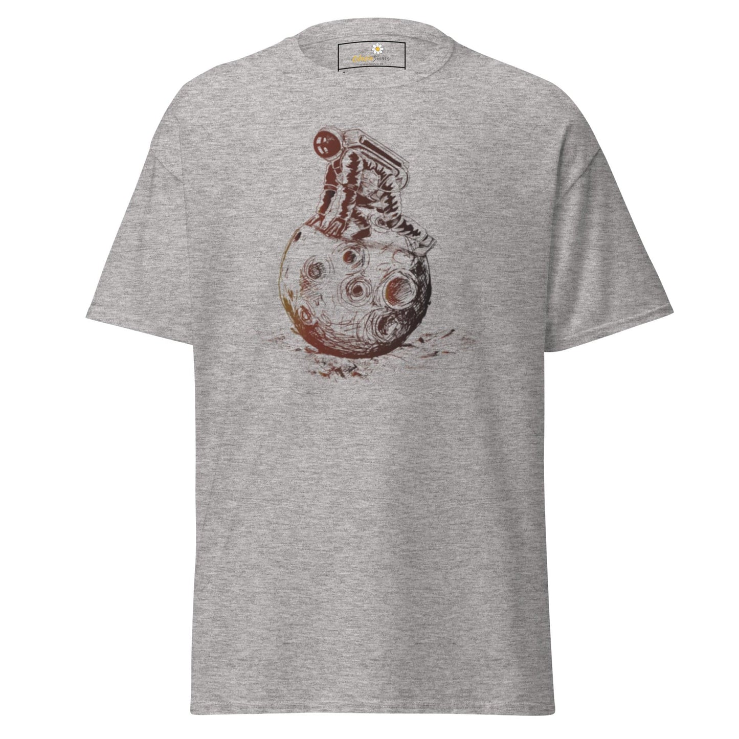 Unisex classic t-shirt - ASTRONAUT PLAYING SPACE - REGULAR - Sport Grey / S