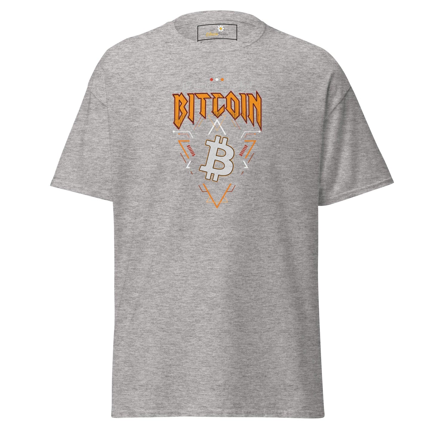 Unisex classic t-shirt - MISC BITCOIN YOUR FUTURE - REGULAR - Sport Grey / S