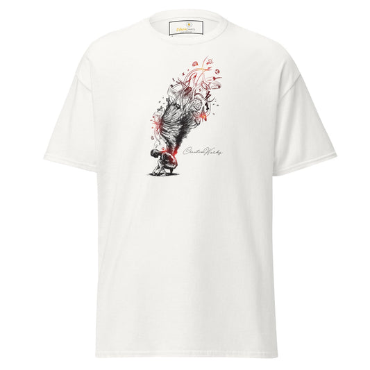 Unisex classic t-shirt - FANTASY ANGEL GLORY - REGULAR - White / S
