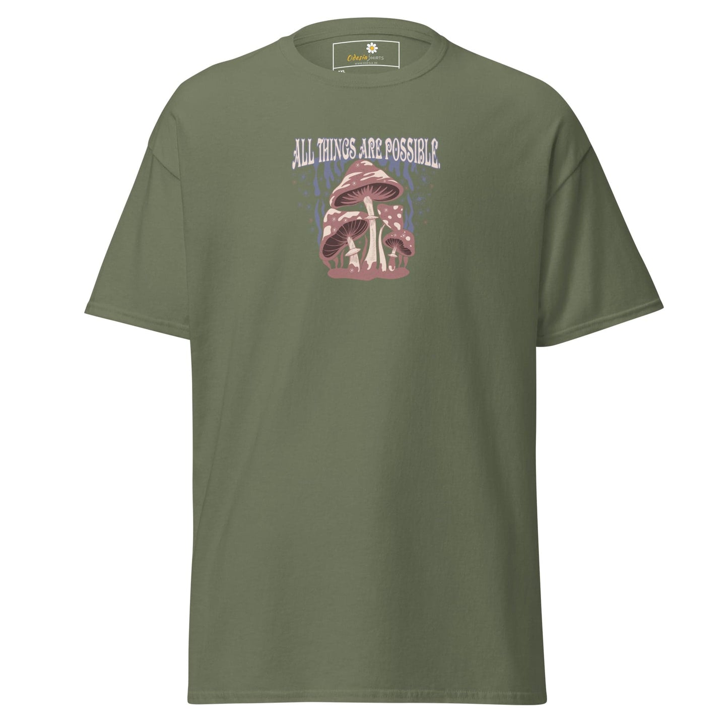 T-shirt Design Tee • Men / Women • [2xl-5xl] - Military Green / 2xl