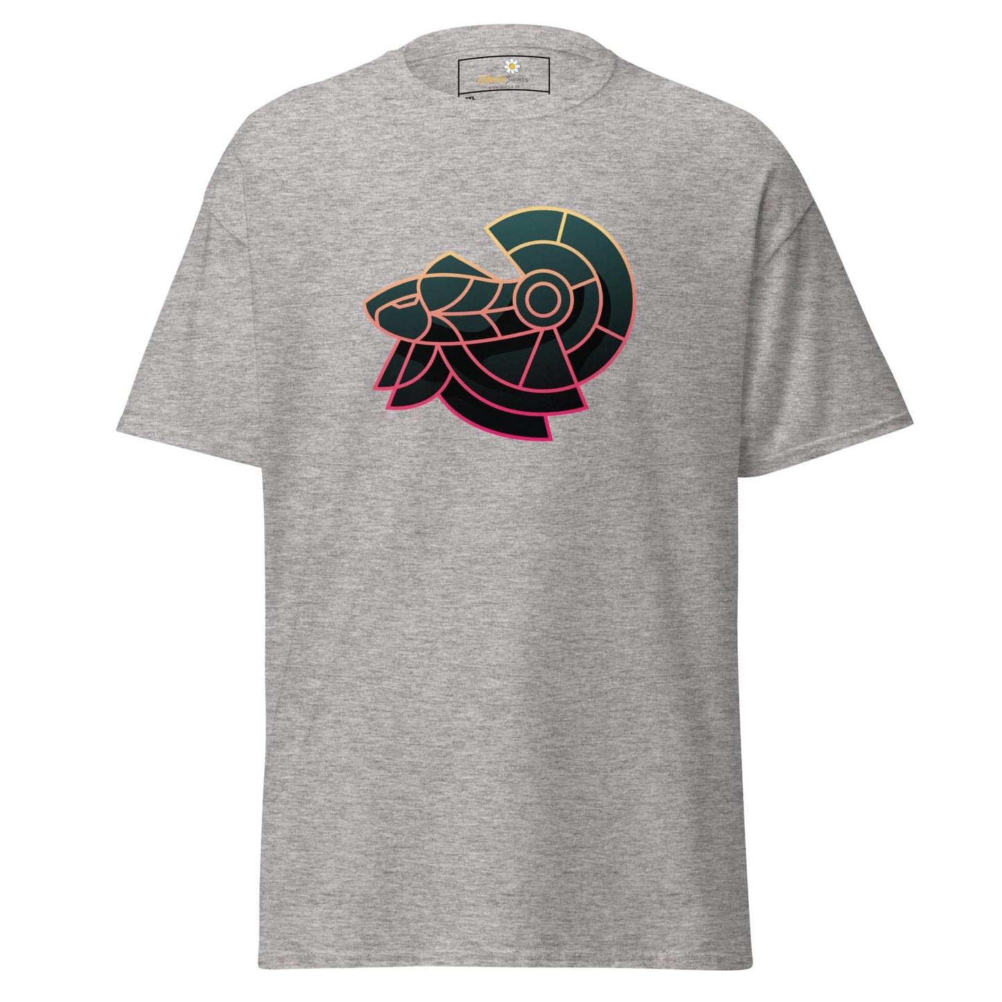Gray T-shirt with RAM design from T-SHIRT DESIGN TEE for Men and Women in 2XL-5XL